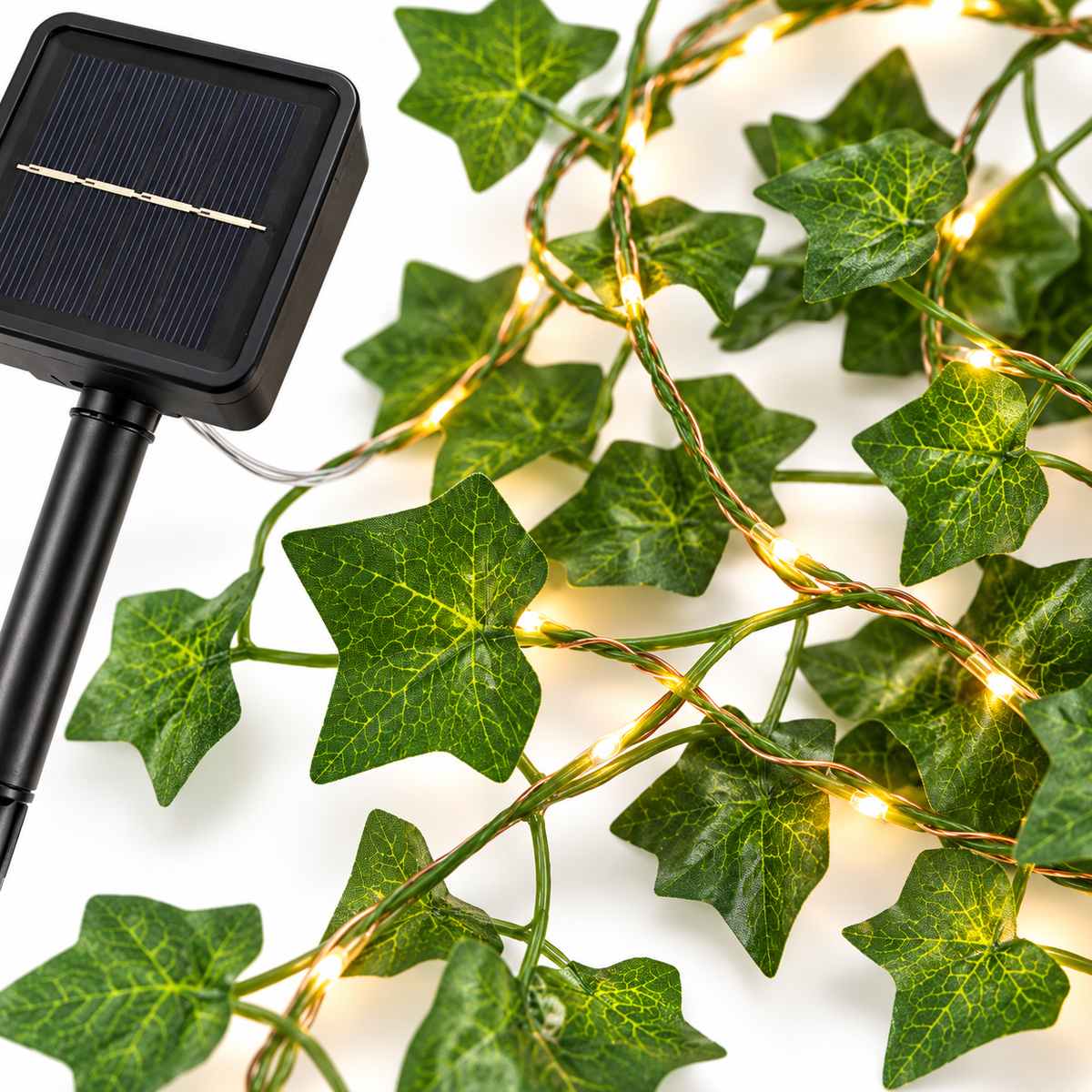 6ft 50 LED Solar Vine String Lights 1