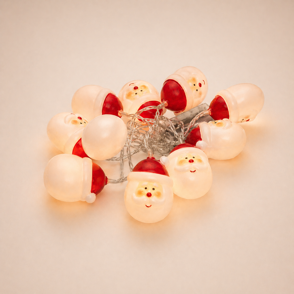 Santa Claus LED String Lights Features