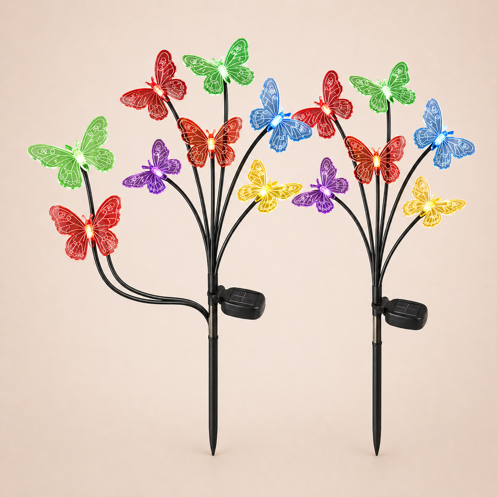 Solar Butterfly Garden Lights
