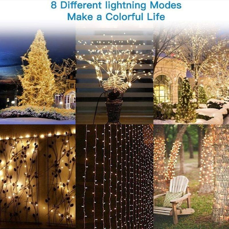 Solar Fairy Lights Outdoor Waterproof Mode