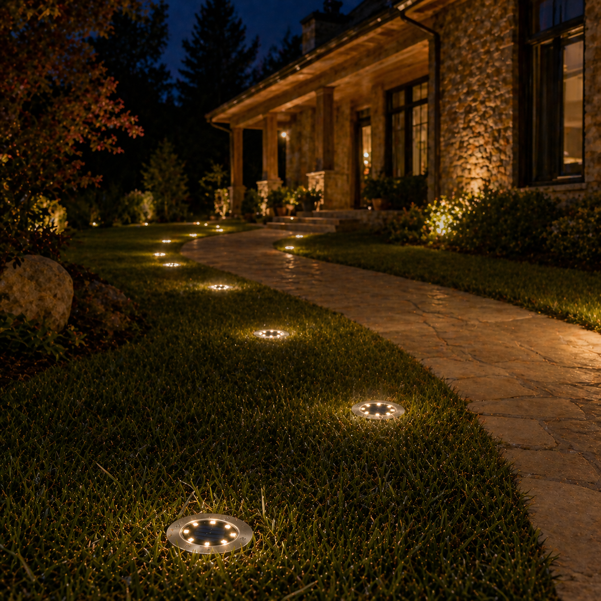 Solar Inground Lights Outdoor Garden