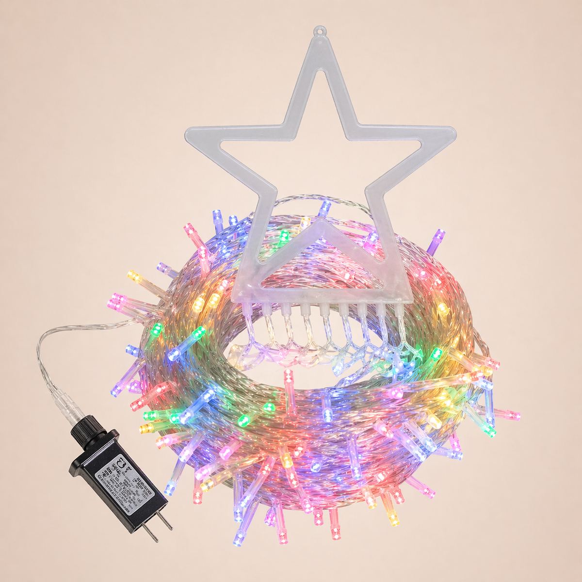 Solar Star Curtain Lights Outdoor
