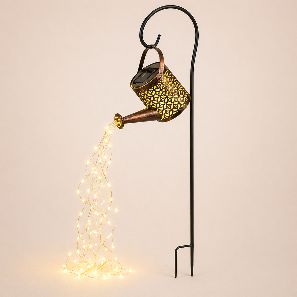 Solar Watering Can Garden Light
